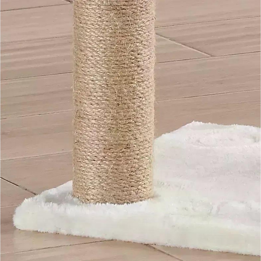 Кігтеточка-комплекс для кота Volso R2306, з поличками та будиночком, стійка конструкція