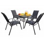 Комплект садових меблів ZMO-S-5-YLST-010-CZ чорний