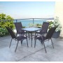 Комплект садових меблів ZMO-S-5-YLST-010-CZ чорний
