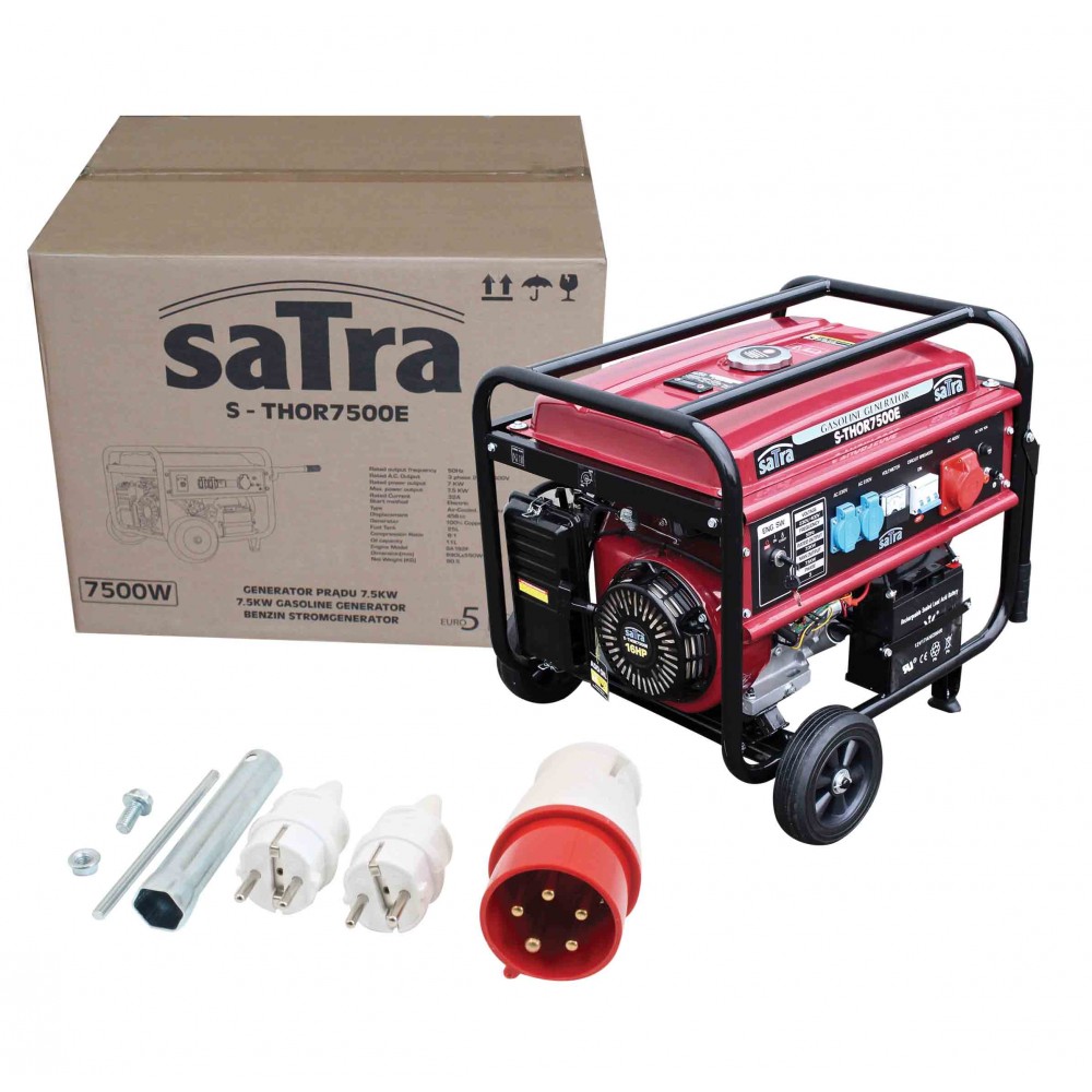 Бензиновий генератор Satra S-Thor7500E (7.5 KW)
