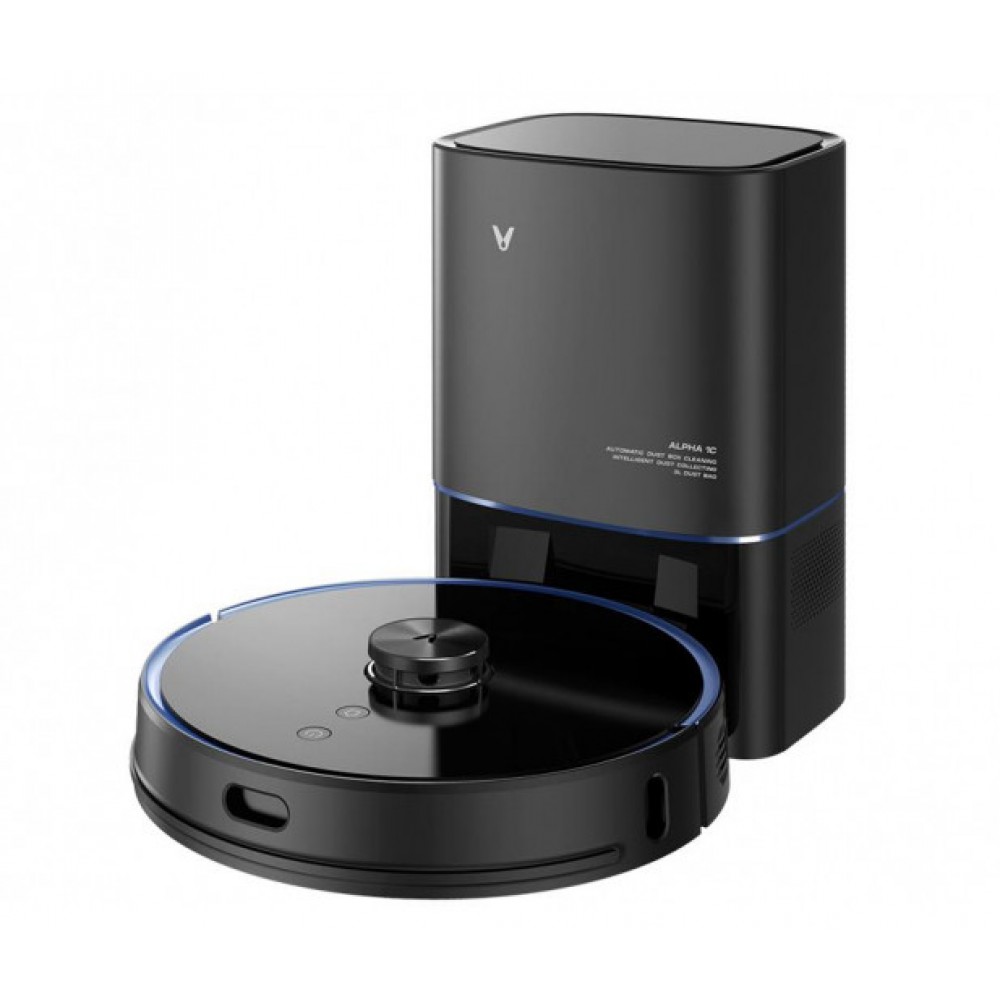 Робот пилосос з вологим прибиранням Viomi S9 Black