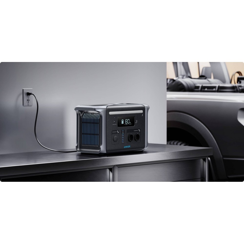 Зарядна станція Anker Solix F1200 757 PowerHouse 1229 Wh Black (A1771)