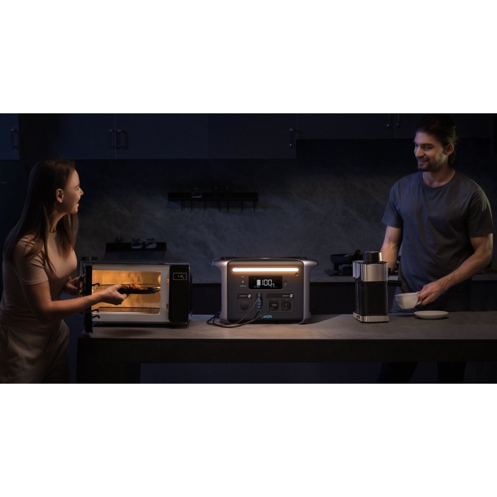 Зарядна станція Anker Solix F1200 757 PowerHouse 1229 Wh Black (A1771)