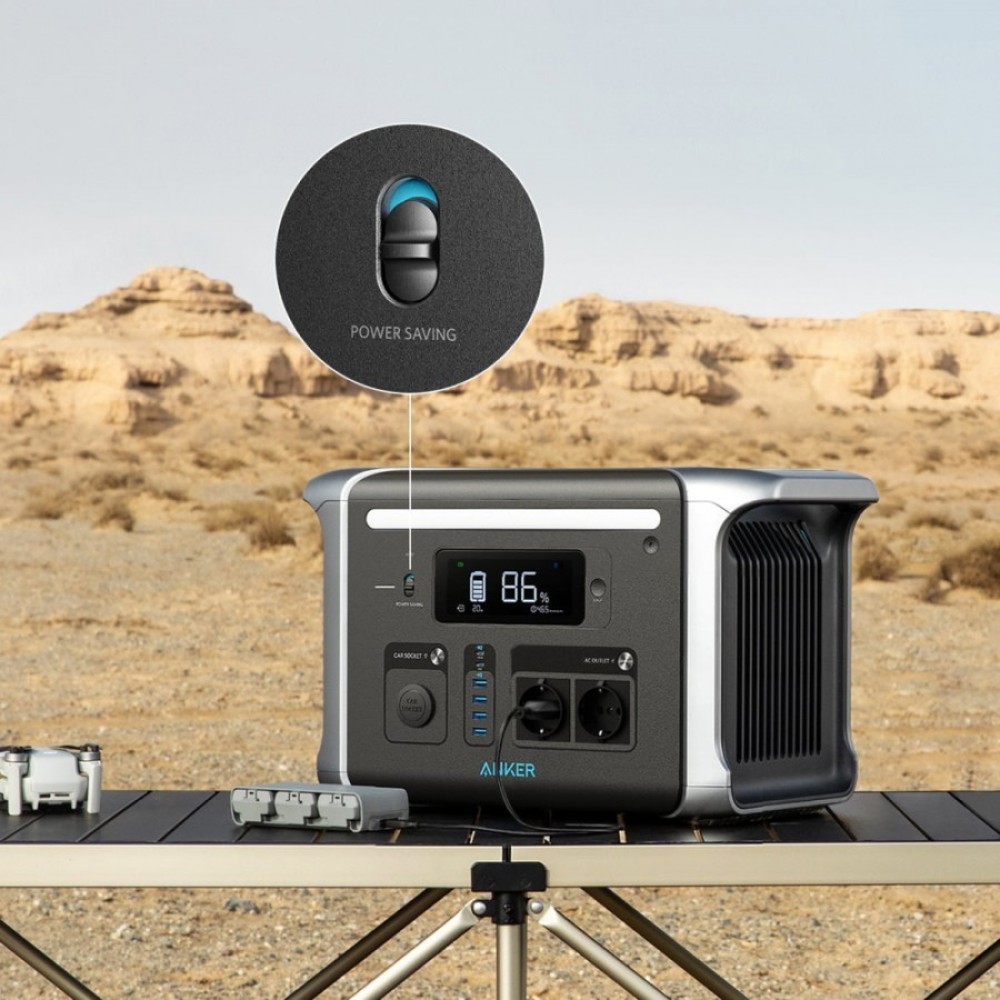 Зарядна станція Anker Solix F1200 757 PowerHouse 1229 Wh Black (A1771)