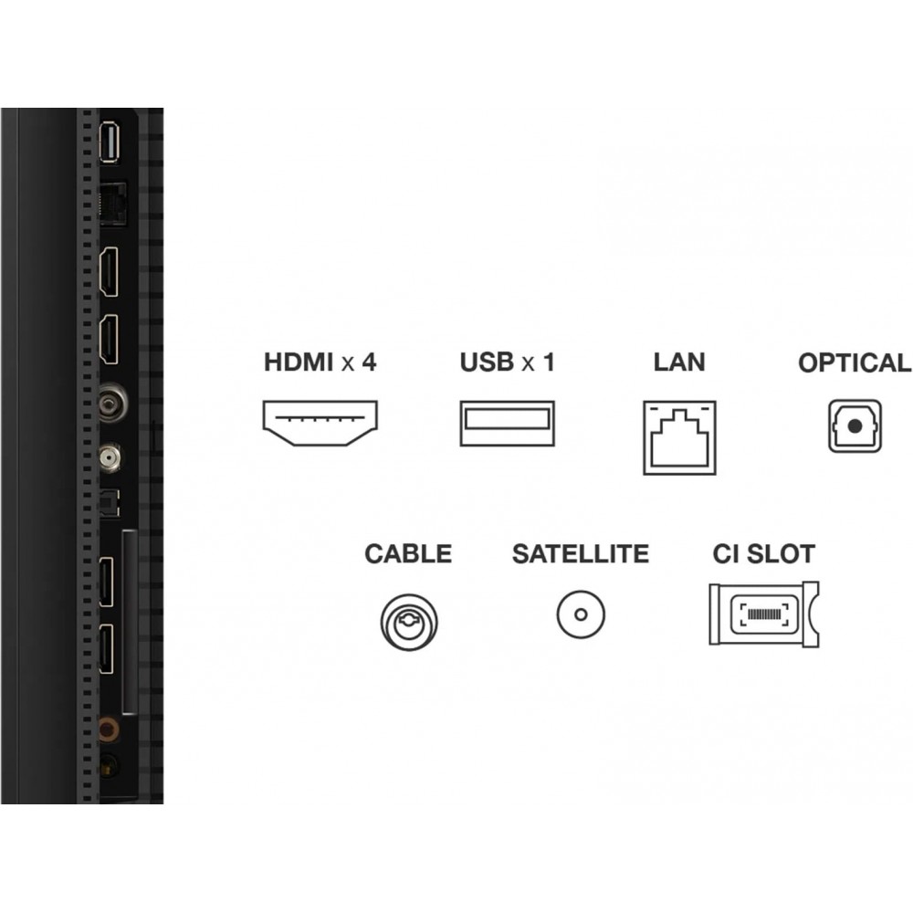 Телевізор TCL 50C61K Premium QLED-Mini LED Google TV 144 Гц