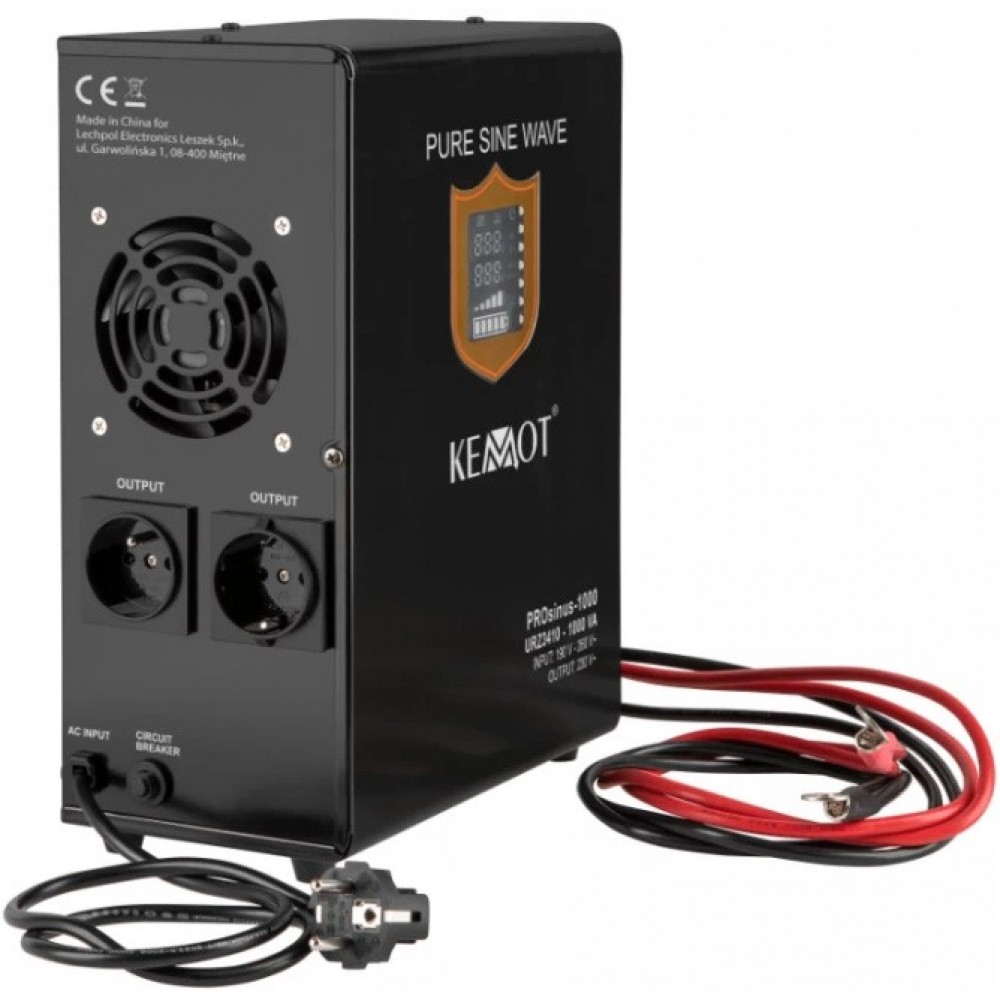 Гібридний ДБЖ/інвертор Kemot PROsinus-800 500W (URZ3409)