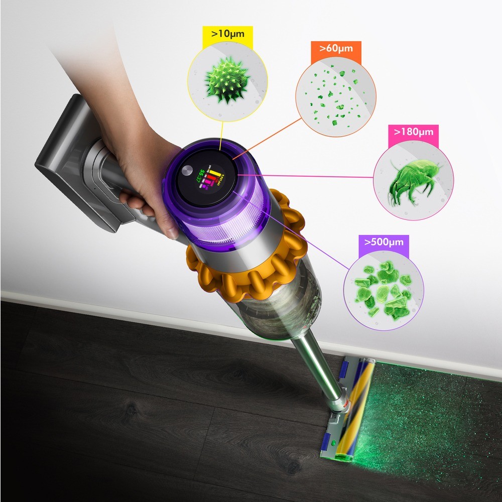 Пылесос 2в1 (вертикальный+ручной) Dyson V15 Detect Absolute Extra