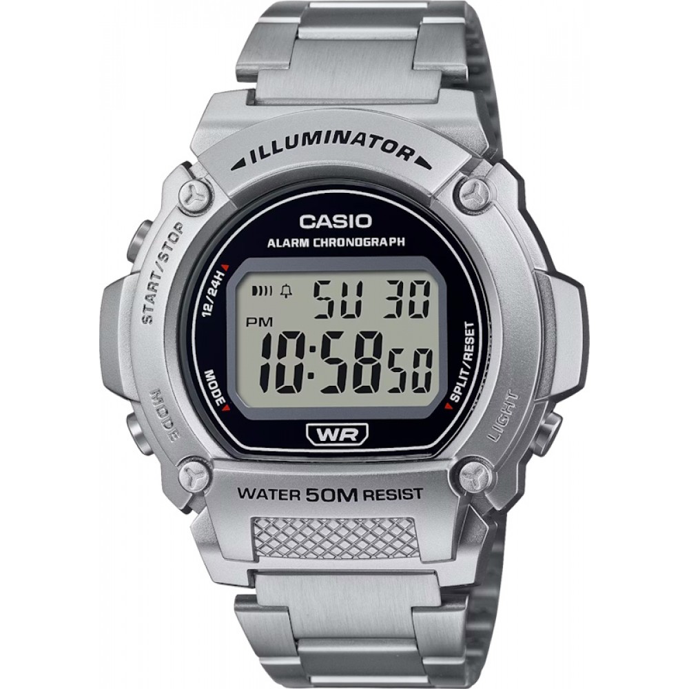 Чоловічий годинник Casio W-219HD-1AVEF