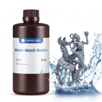 Фотополімерна смола Anycubic Water-wash Resin Plus, 1кг, сірий (SSXGY-104D)