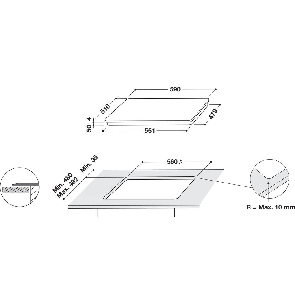 Варильна поверхня індукційна Whirlpool WL B1160 BF