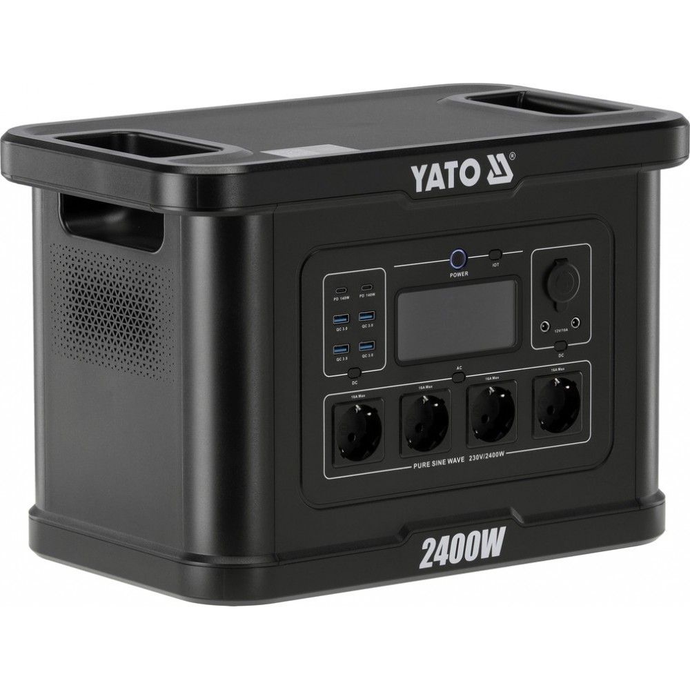 Зарядна станція Yato YT-83095 LiFePO4 2400 Вт / 2232 Вт * год
