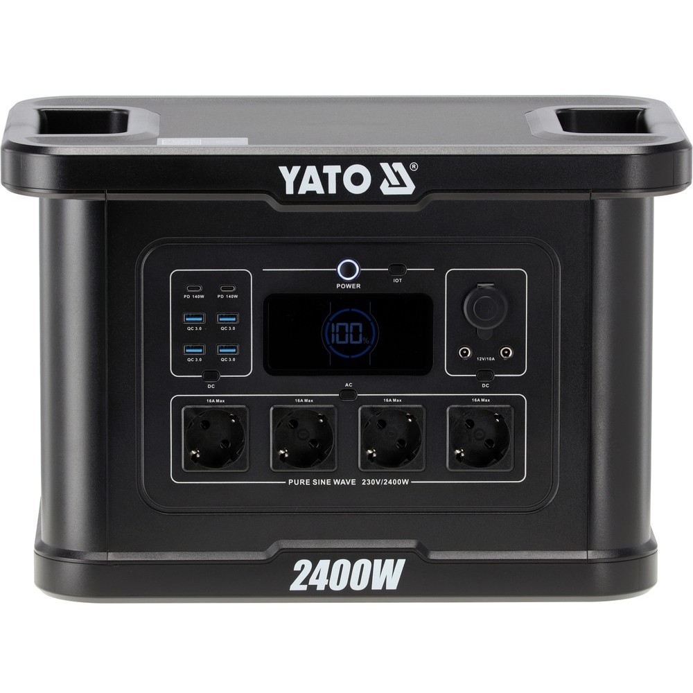 Зарядна станція Yato YT-83095 LiFePO4 2400 Вт / 2232 Вт * год