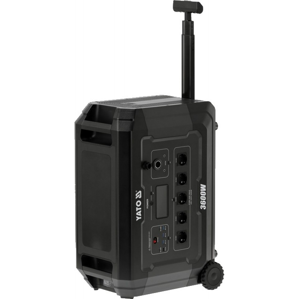 Зарядна станція YATO YT-83096 LiFePO4 3600 Вт / 3072 Вт*год