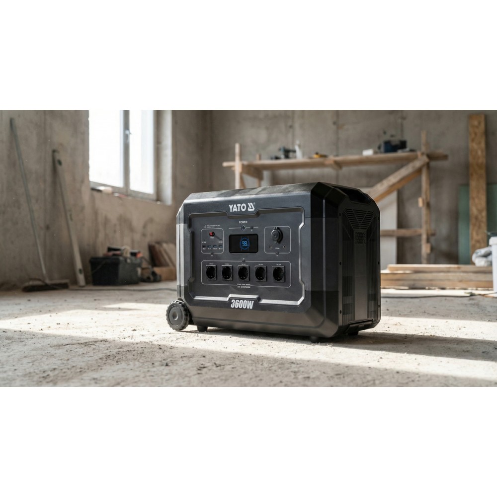 Зарядна станція YATO YT-83096 LiFePO4 3600 Вт / 3072 Вт*год