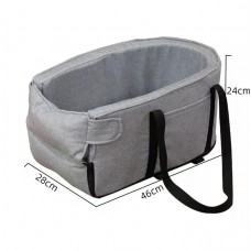 Автокрісло на центральну консоль м’яка лежанка, для собаки/кота Volso ZK05Bl, фіксація ременем