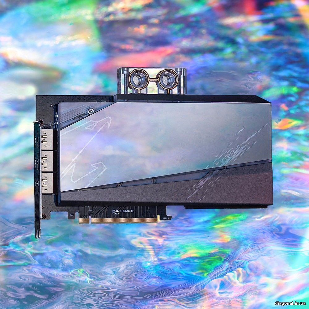 Видеокарта Gigabyte GeForce RTX 3080 AORUS XTREME WATERFORCE WB LHR 10G
