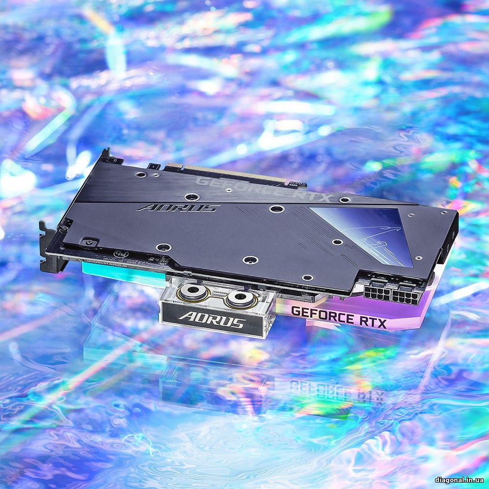 Видеокарта Gigabyte GeForce RTX 3080 AORUS XTREME WATERFORCE WB LHR 10G