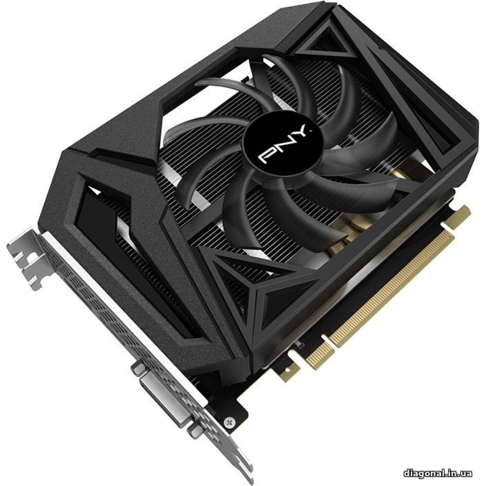 Видеокарта PNY GeForce GTX 1660 SUPER 6GB Single Fan (VCG16606SSFPPB)