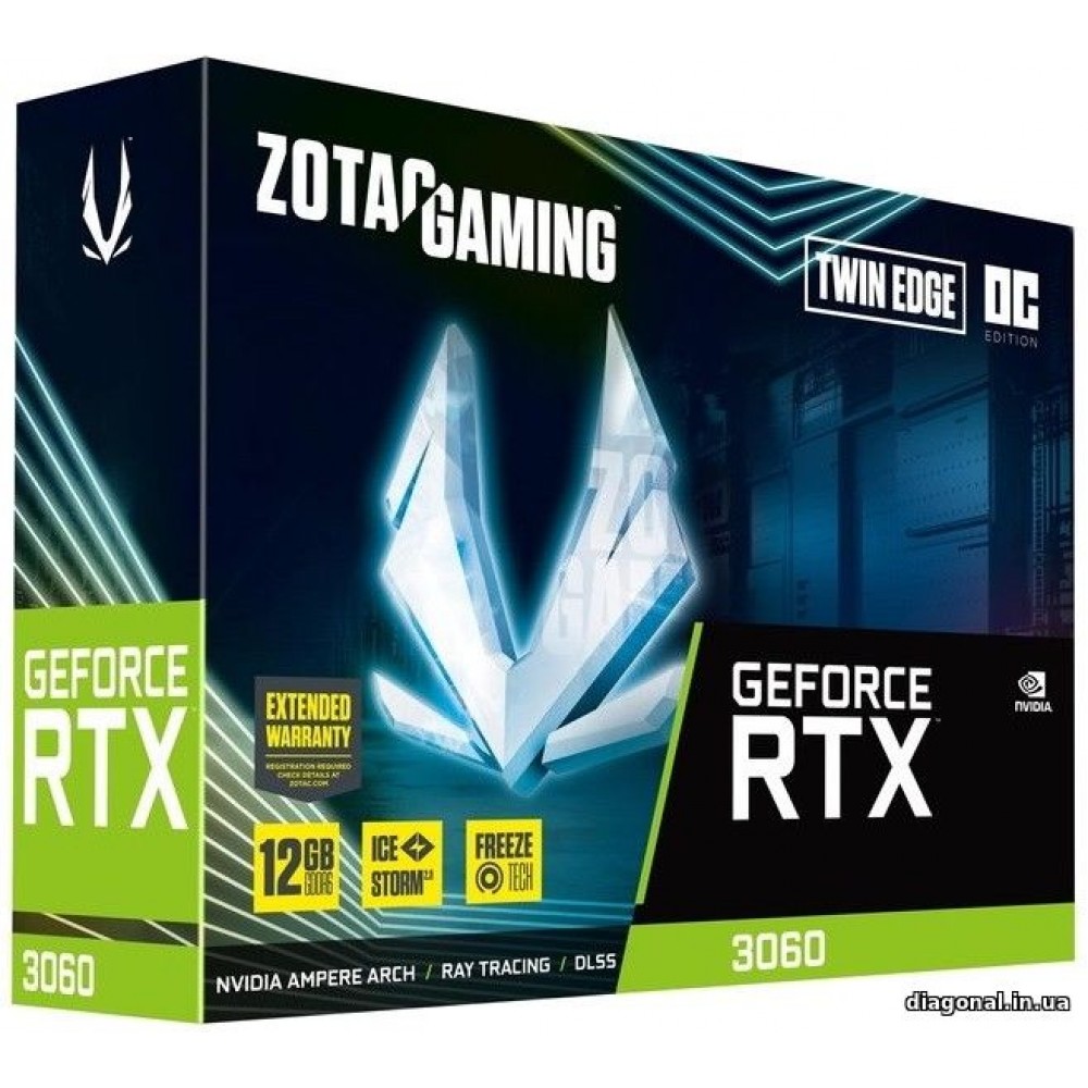Видеокарта ZOTAC GeForce RTX 3060 Twin Edge OC