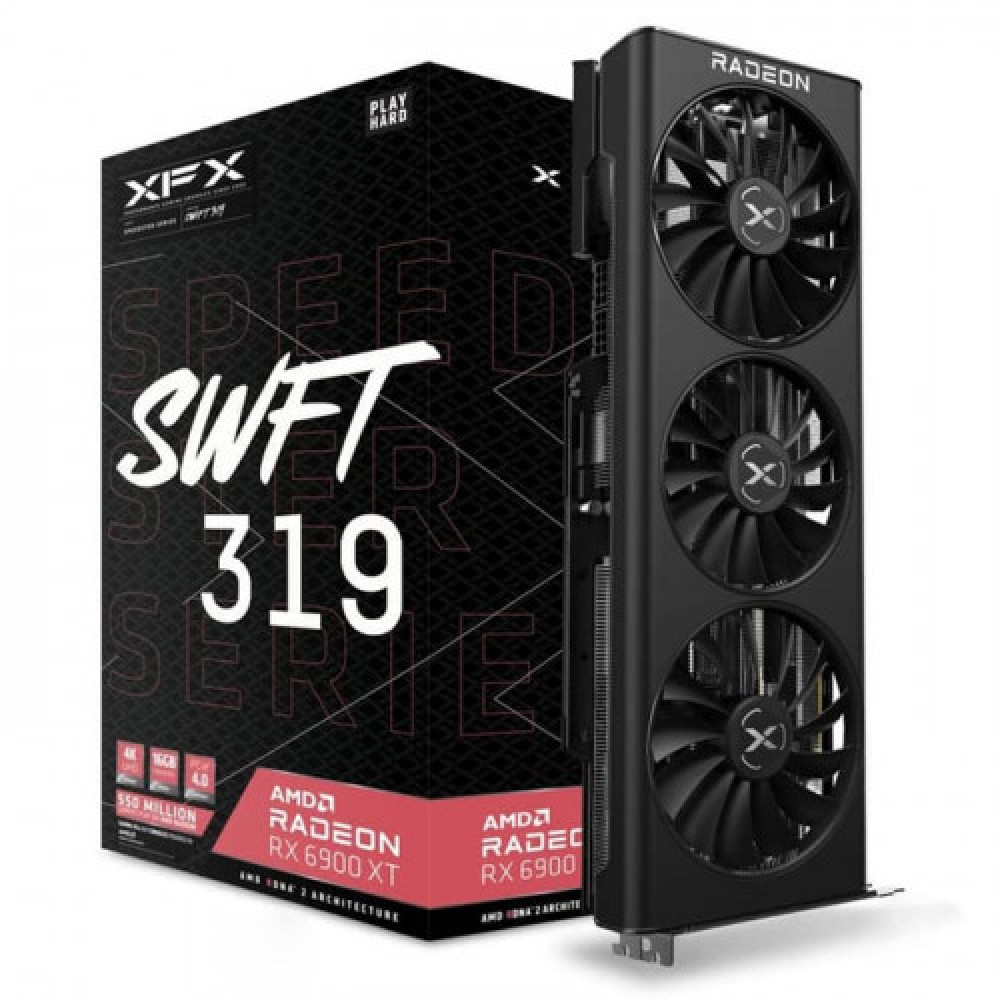 Видеокарта XFX Radeon RX 6900 XT Speedster SWFT 319 CORE (RX-69XTAQFD9)