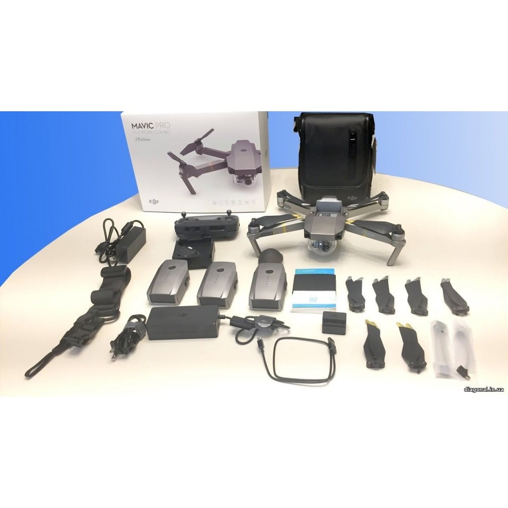 Квадрокоптер (дрон) DJI Mavic Pro Platinum Fly More Combo