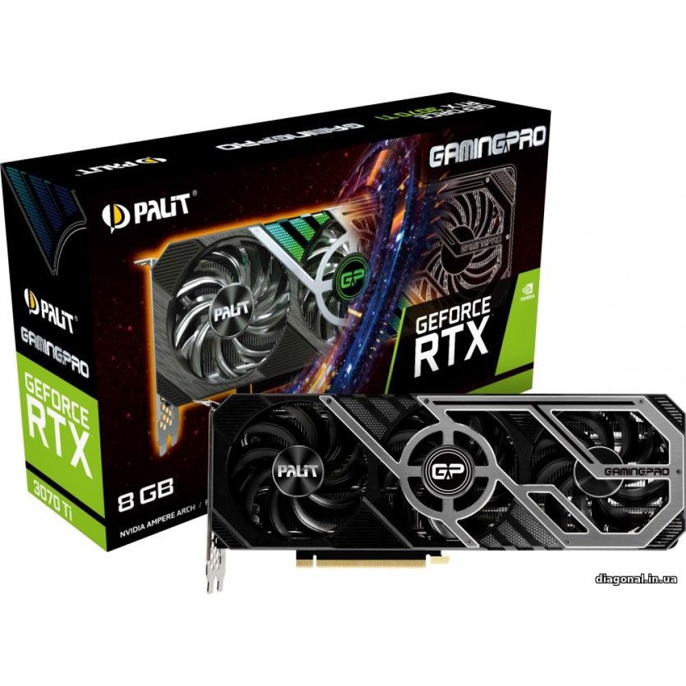 Видеокарта Palit GeForce RTX 3070 Ti GamingPro