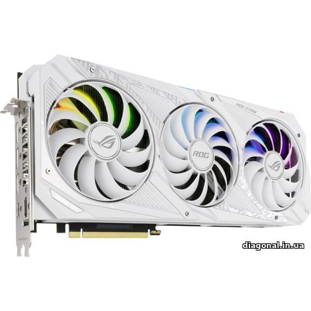 Видеокарта Asus GeForce RTX 3090 ROG STRIX OC White