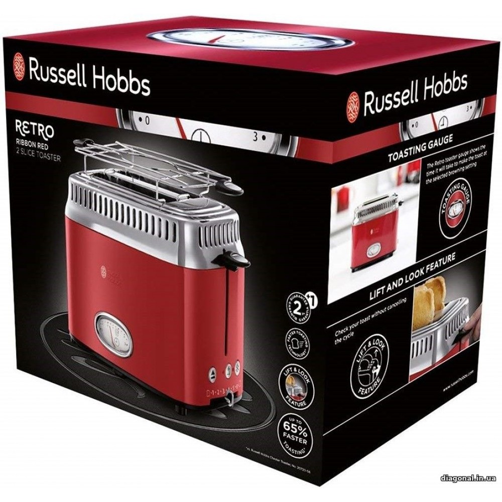 Тостер Russell Hobbs Retro 21680-56