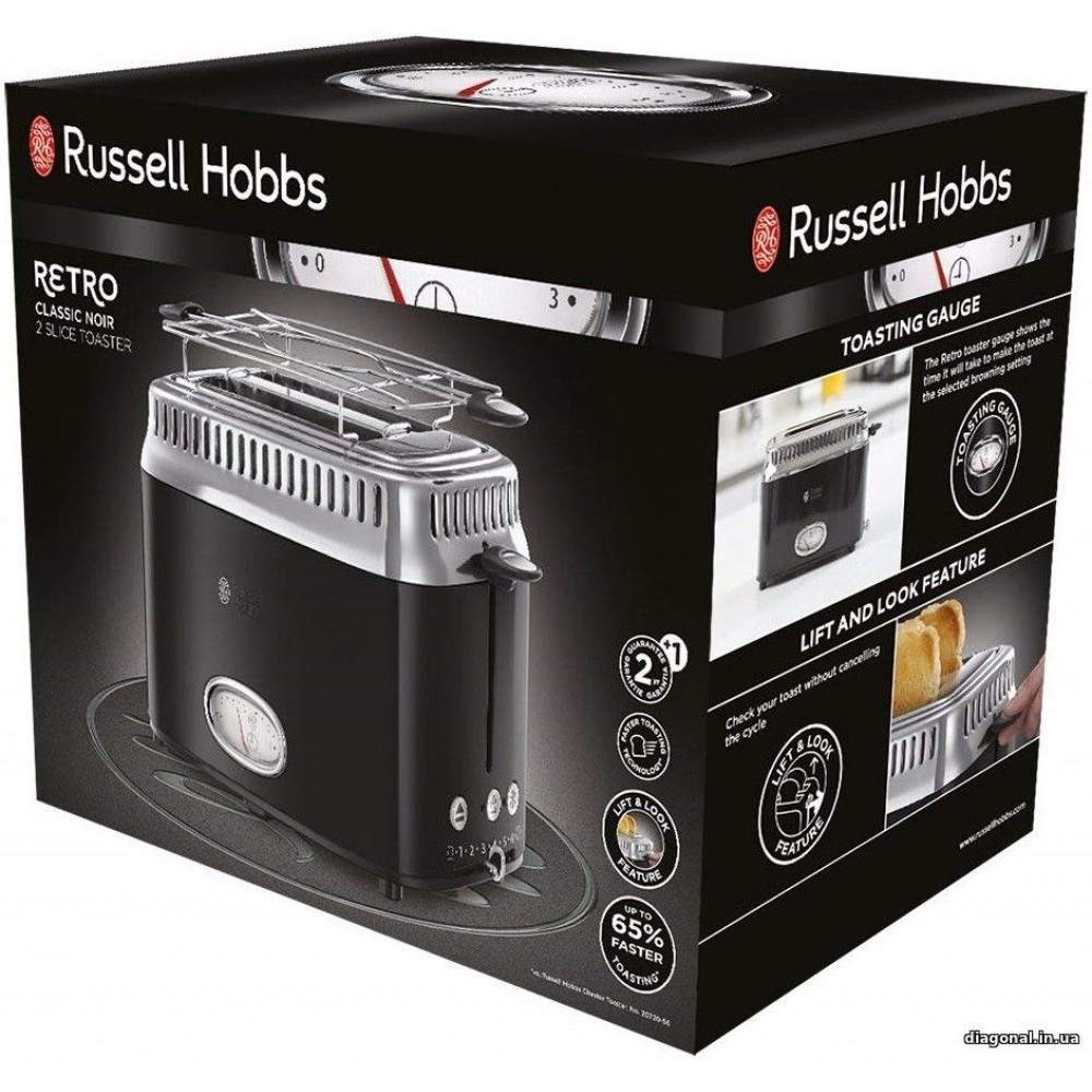 Тостер Russell Hobbs Retro 21680-56