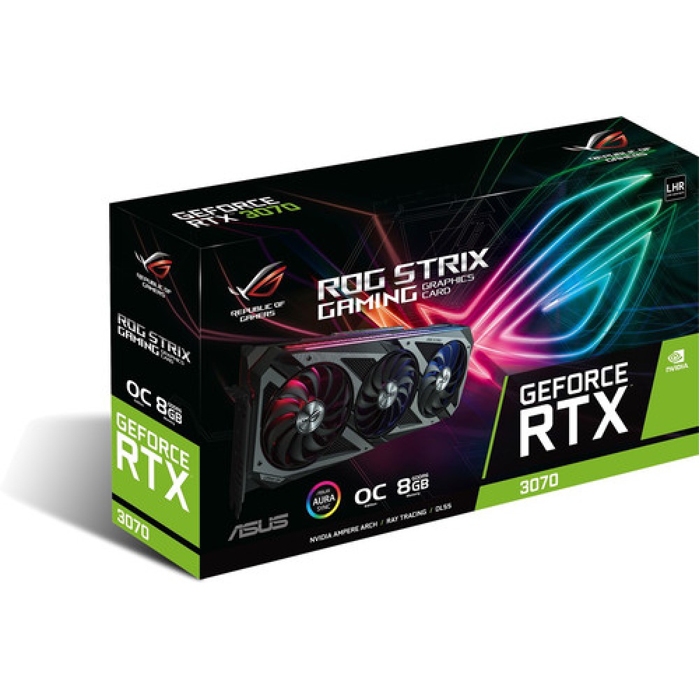 Видеокарта Asus GeForce RTX 3070 ROG Strix V2 OC LHR