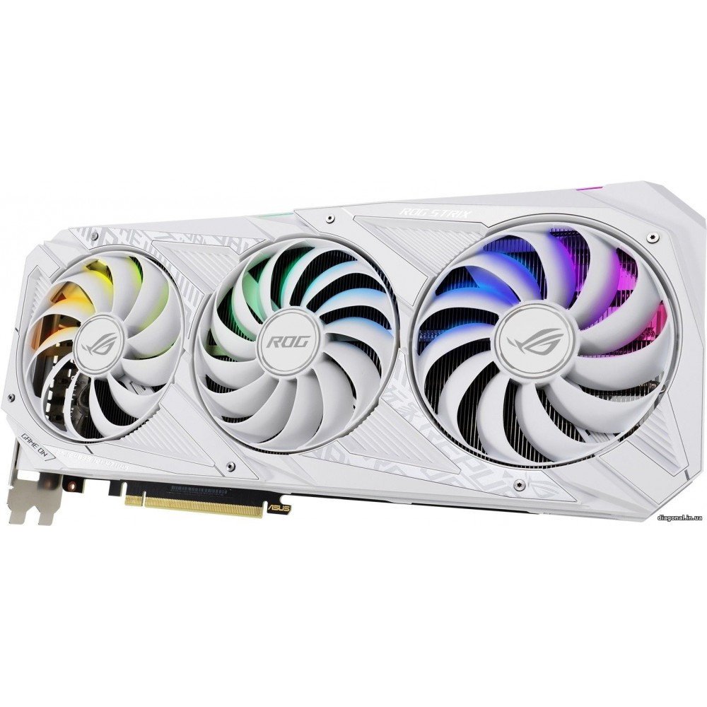 Видеокарта Asus GeForce RTX 3090 ROG STRIX OC White