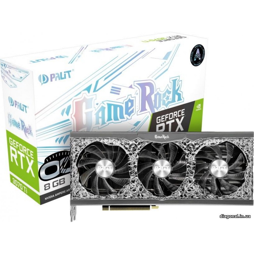 Видеокарта Palit GeForce RTX 3070 Ti GameRock OC