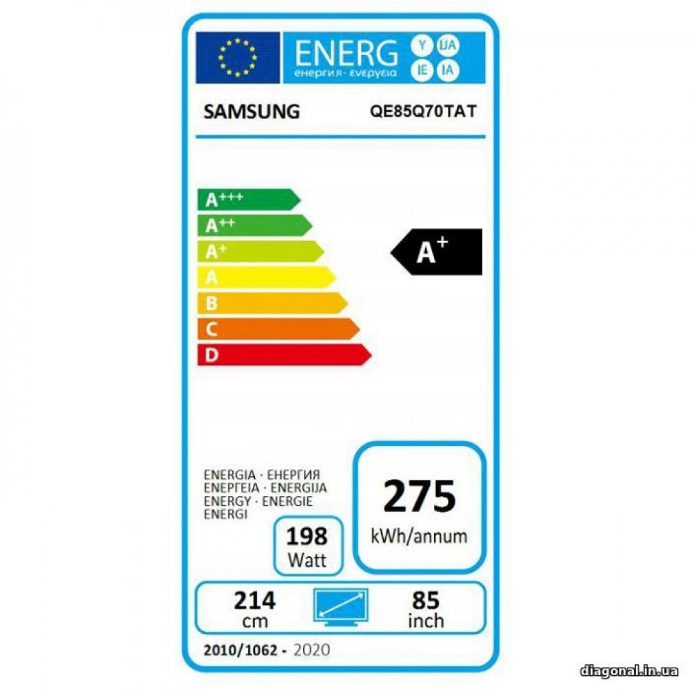 Телевізор Samsung QE-85Q70TA