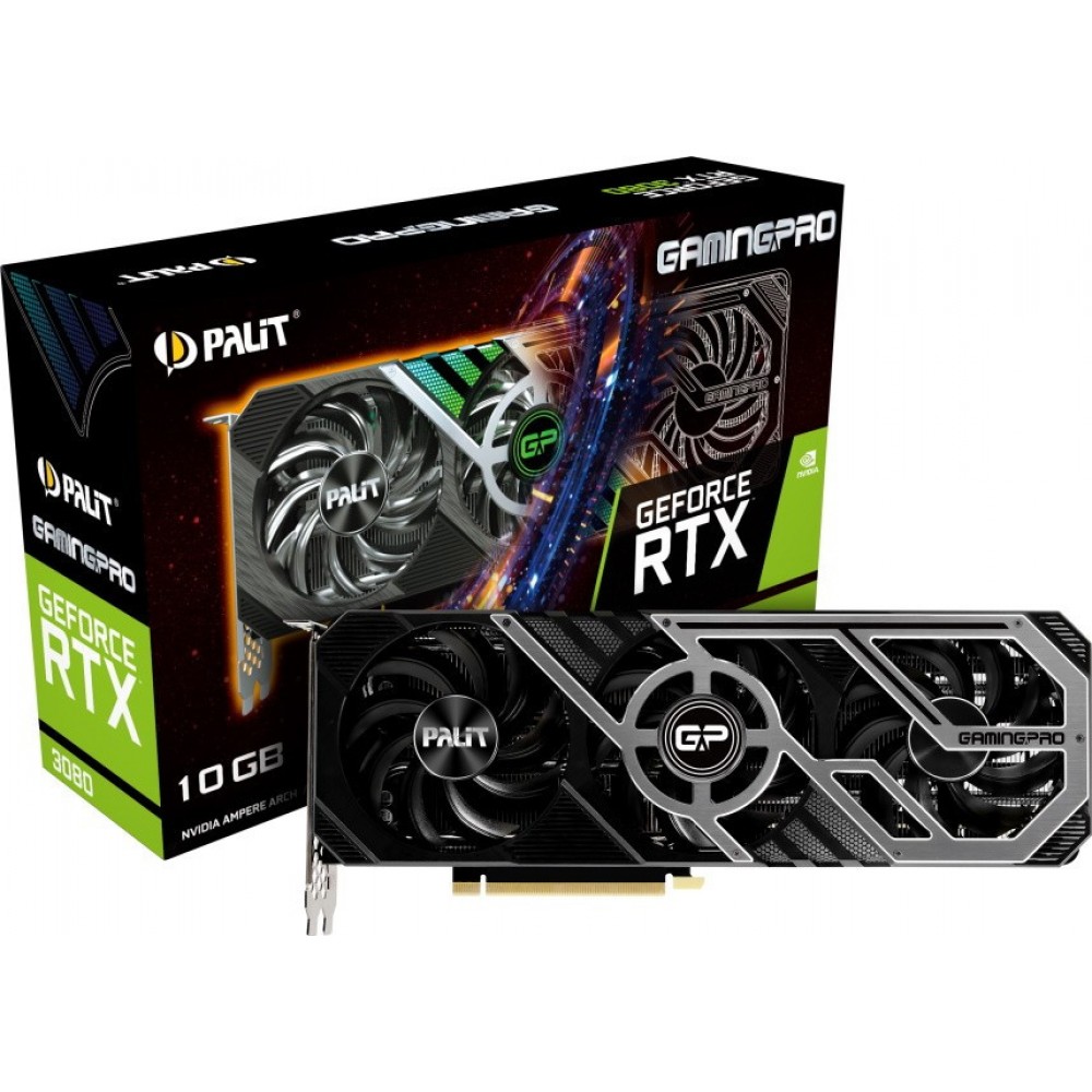Видеокарта Palit GeForce RTX 3080 GamingPro V1 LHR