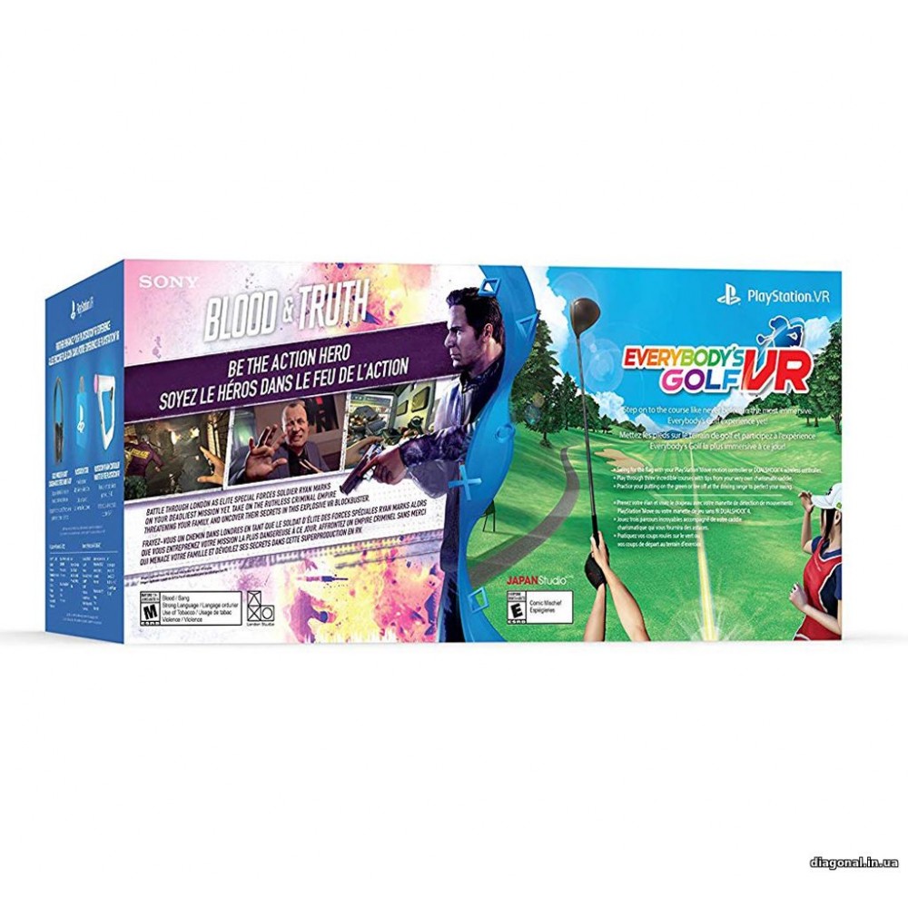 Комплект PlayStation VR Blood & Truth and Everybody’s Golf VR Bundle