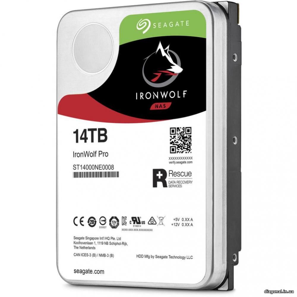 Жесткий диск Seagate IronWolf Pro 14 TB (ST14000NE0008)