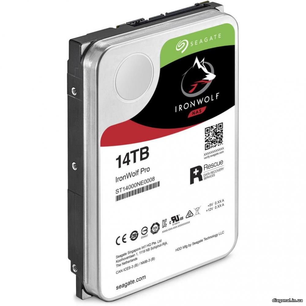 Жесткий диск Seagate IronWolf Pro 14 TB (ST14000NE0008)