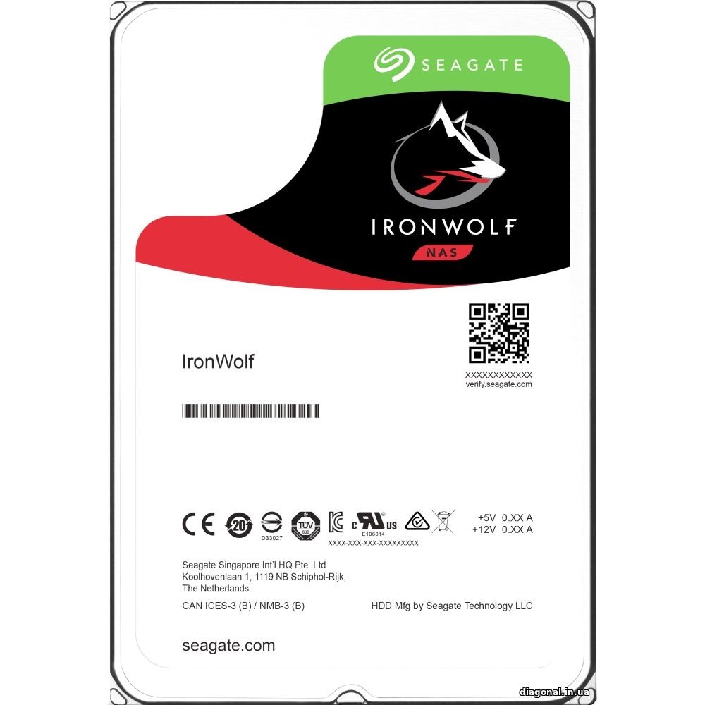 Жесткий диск Seagate IronWolf Pro 14 TB (ST14000NE0008)