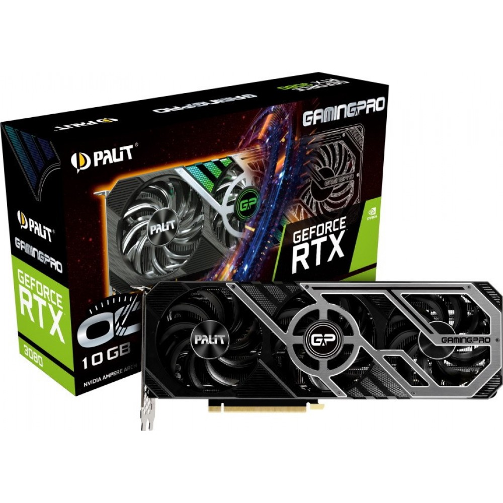 Видеокарта Palit GeForce RTX 3080 GamingPro OC V1 LHR