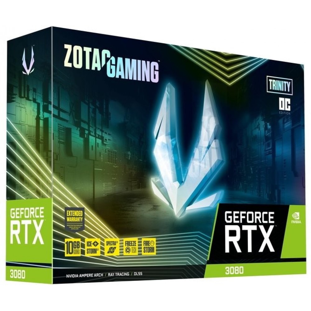 Видеокарта ZOTAC GeForce RTX 3080 Trinity OC LHR