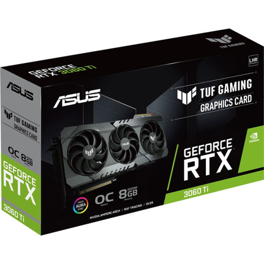 Видеокарта Asus GeForce RTX 3060 Ti TUF Gaming V2 OC LHR