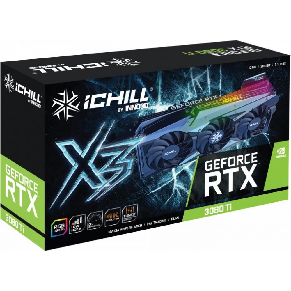Видеокарта INNO3D GeForce RTX 3080 Ti ICHILL X3 LHR