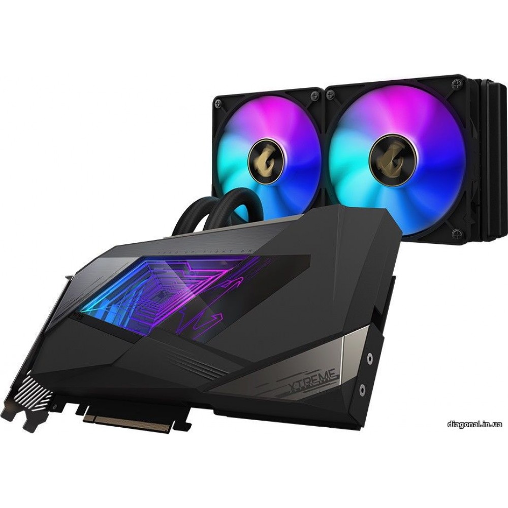 Видеокарта Gigabyte GeForce RTX 3090 AORUS XTREME WATERFORCE 24G