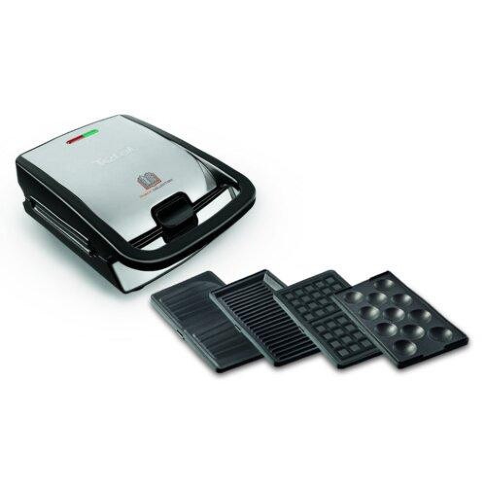 Мультимейкер (бутербродница-вафельница-гриль-кексница) Tefal SW854D