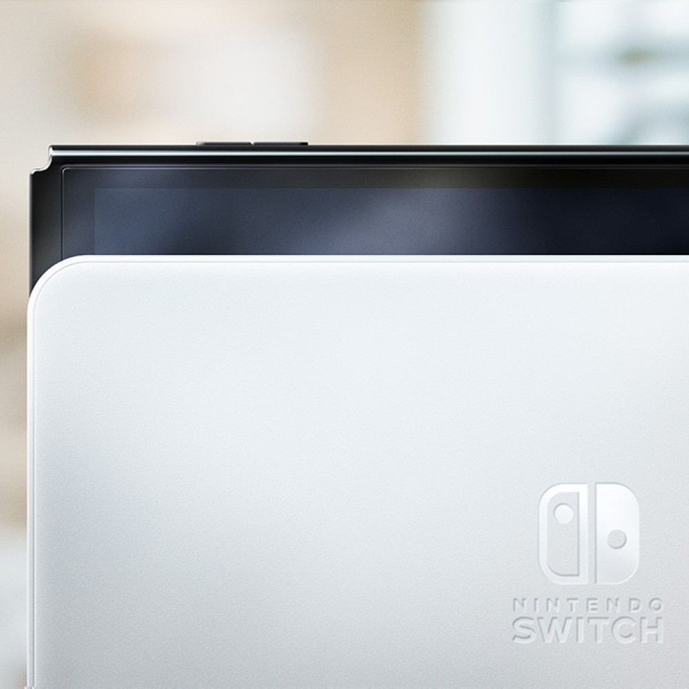 Портативная игровая приставка Nintendo Switch OLED with White Joy-Con