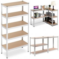 Стелаж металевий на 5 полиць 180 X 90 X 40 см 175кг MIR-RMG175 Стелаж металевий на 5 полиць 180 X 90 X 40 см 175кг MIR-RMG175