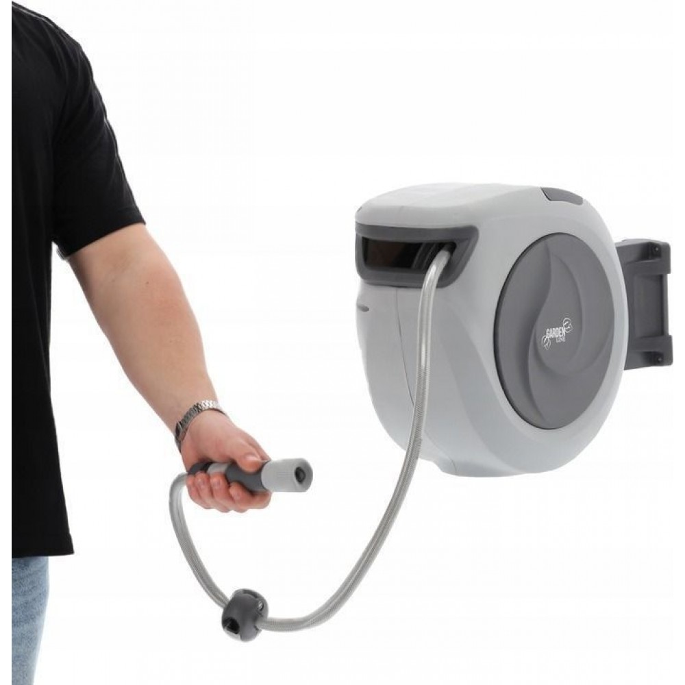 Котушка зі шлангом Gardena Roll-Up XL Automatic настінна 20 м ZHO9722