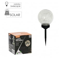 Вуличний світильник на сонячній батареї GardenLine Naris 15 x 15 x 41 см  колір теплий білий SOL5259