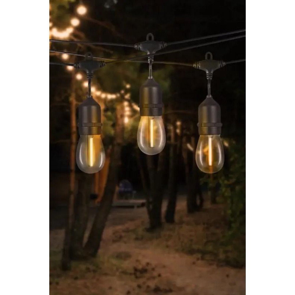 Декоративна гірлянда Garden Line 15 LED 15 м Теплий-білий SOL1267