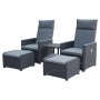Комплект садових меблів Garden Line LYON Сірий ZUM6430